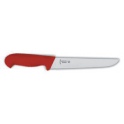 Nôž mäsiarsky, dĺžka 18 cm, červený