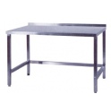 Pracovný stôl nerezový nad chladničky, rozmer (šxhxv): 1100 x 600 x 900 mm