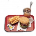 Podnos Fast Food, farba červená, 30 x 41 cm