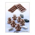 Forma na čokoládu silikonová EasyChoc 15x sovičky