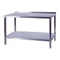 Pracovný stôl nerezový s policou, rozmer (šxhxv): 700 x 800 x 900 mm