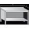 Pracovný nerezový stôl oplechovaný s policou (pult), rozmer (šxhxv): 700 x 600 x 900 mm