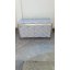 Pracovný nerezový stôl oplechovaný s dvierkami a policami, rozmer (šxhxv): 1100 x 600 x 900 mm